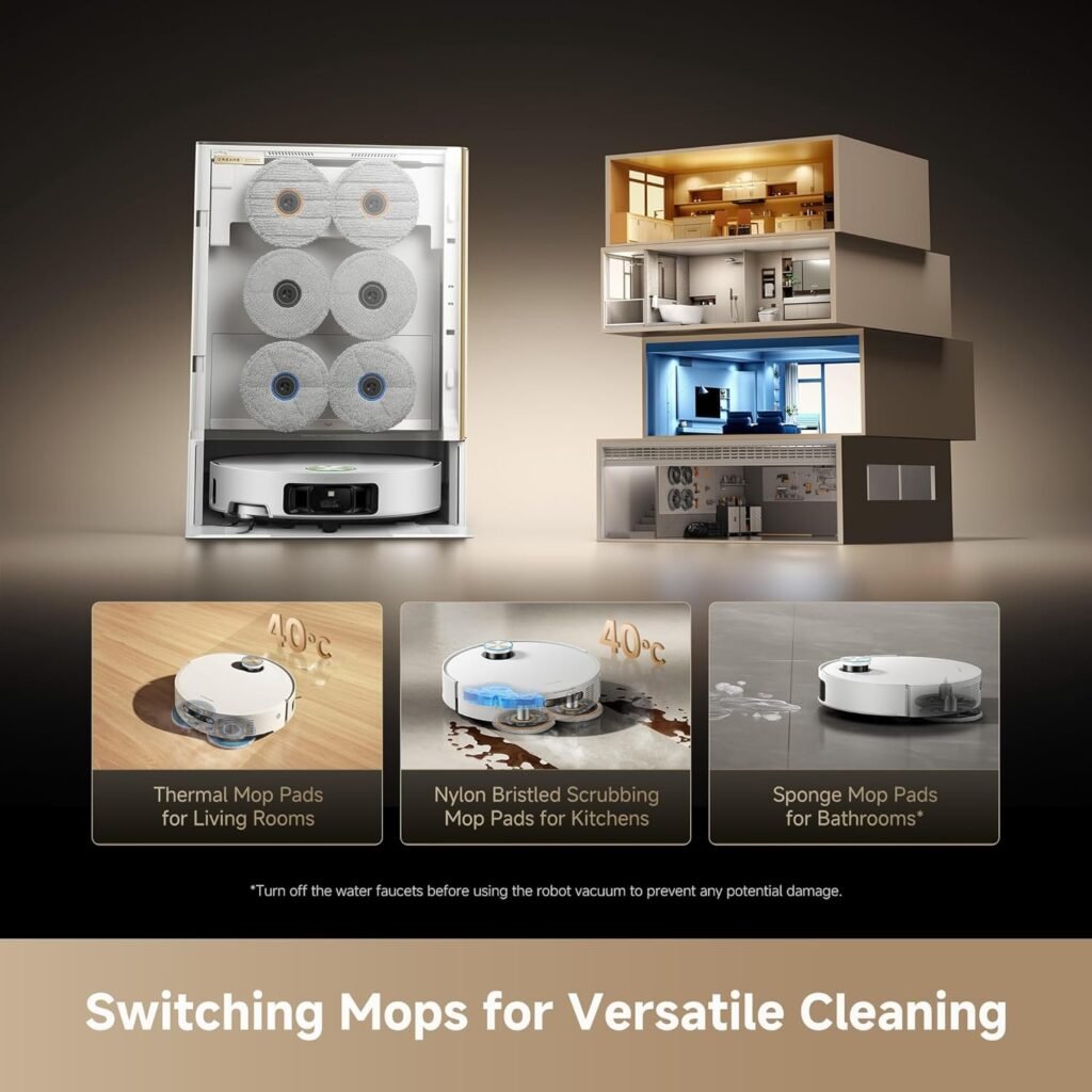 Dreame Matrix10 Ultra Robot Vacuum & Mop, 30,000Pa, Multi-Mop System — view 3
