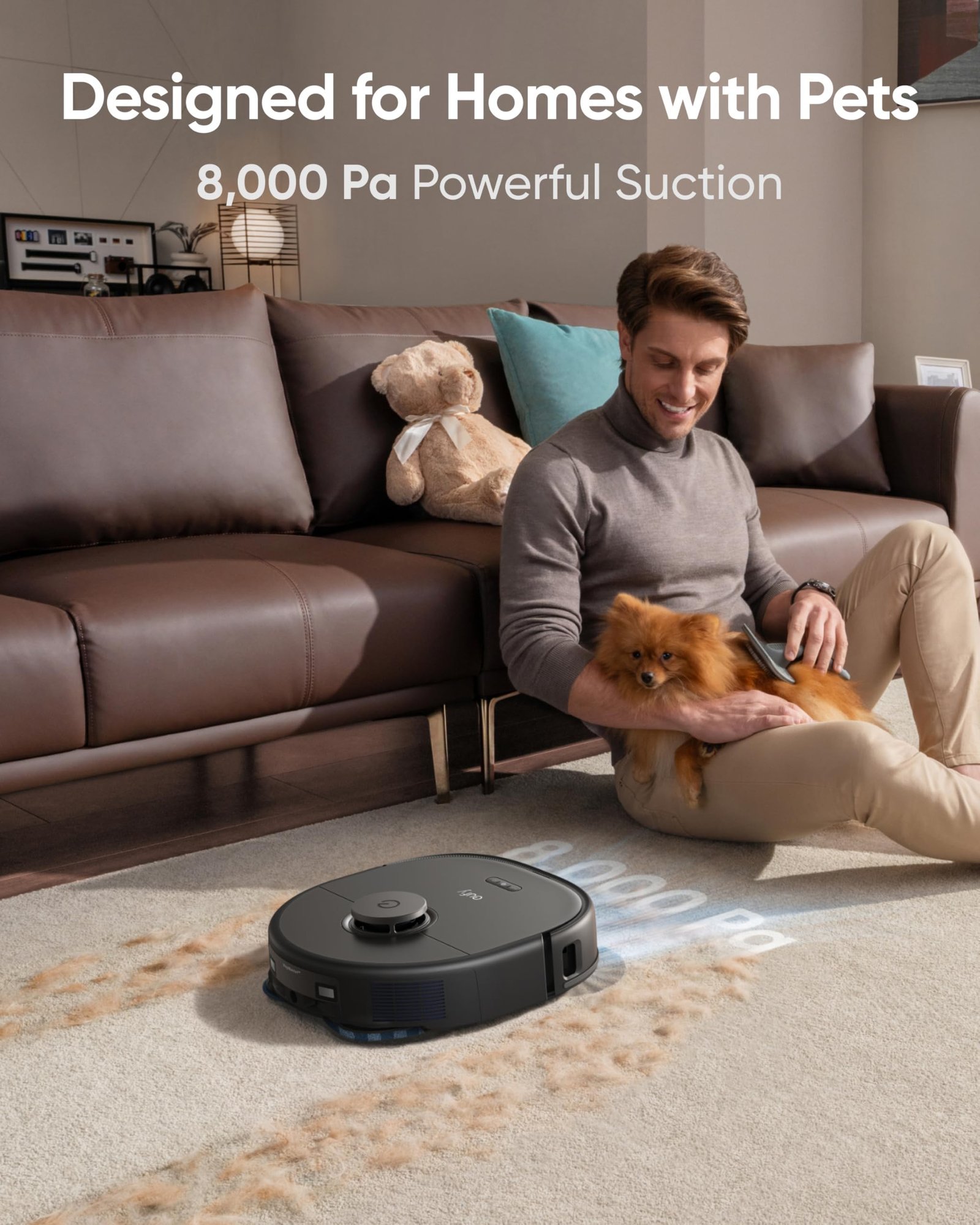 eufy X10 Pro Omni Robot Vacuum & Mop with All-in-One Station, Black (T2351) - Image 6